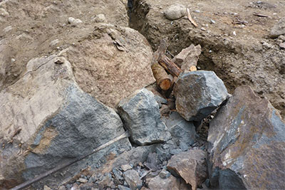 Rock breaking services from Okanagan Iron Worx